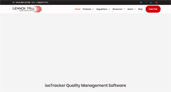 Desktop Screenshot of isotracker.com